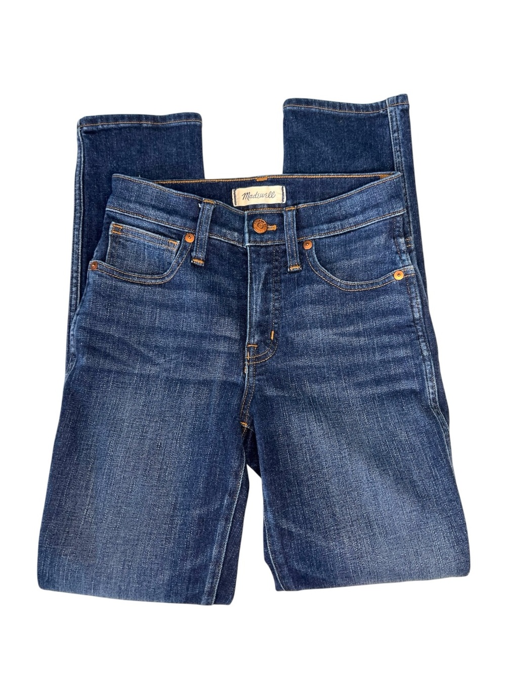 Madewell Women's Slim Straight Denim Jeans in Hammond Wash Size 24